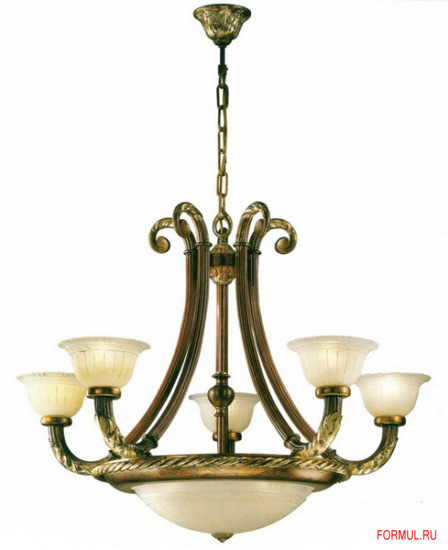 Люстра Possoni Illuminazione 1836/5+3 RU/FOG